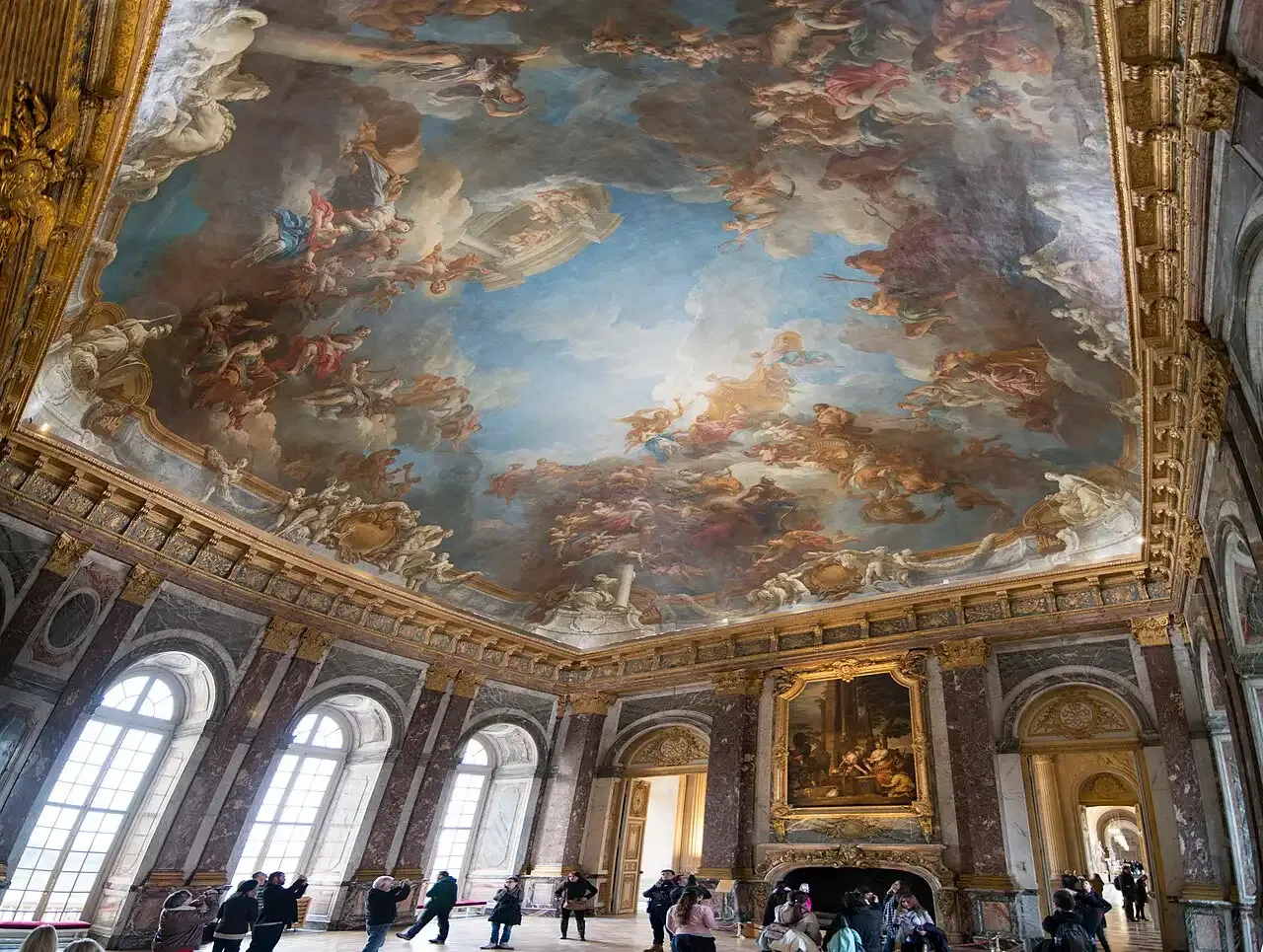 Did Michelangelo paint at the Palace of Versailles?